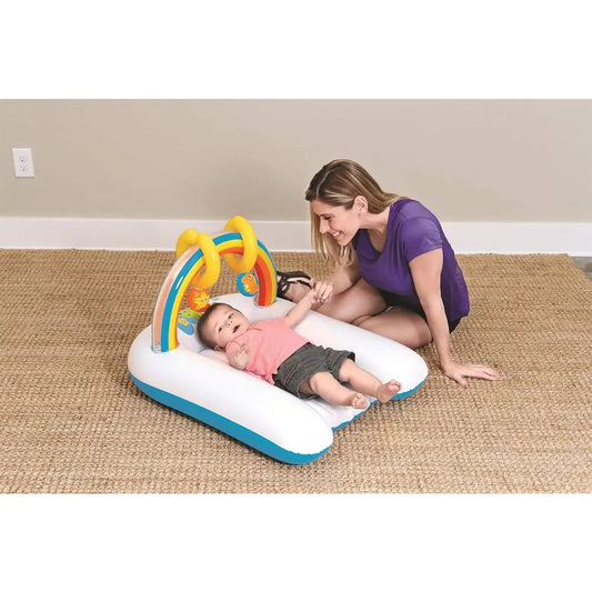 Cambiador bebe de Viaje Hinchable BESTWAY 81x63x46 cm | Portátil Plegable y Fácil Limpiar Piscina