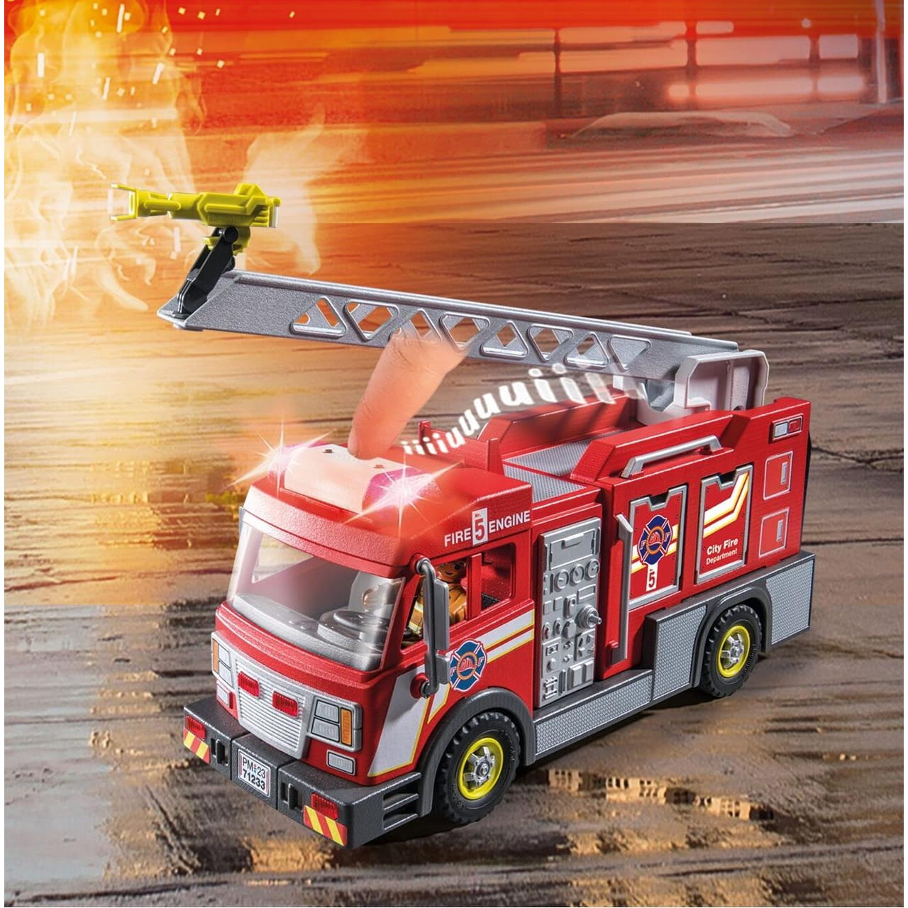 Camión de bomberos Playmobil City Action 71233 - Juguete