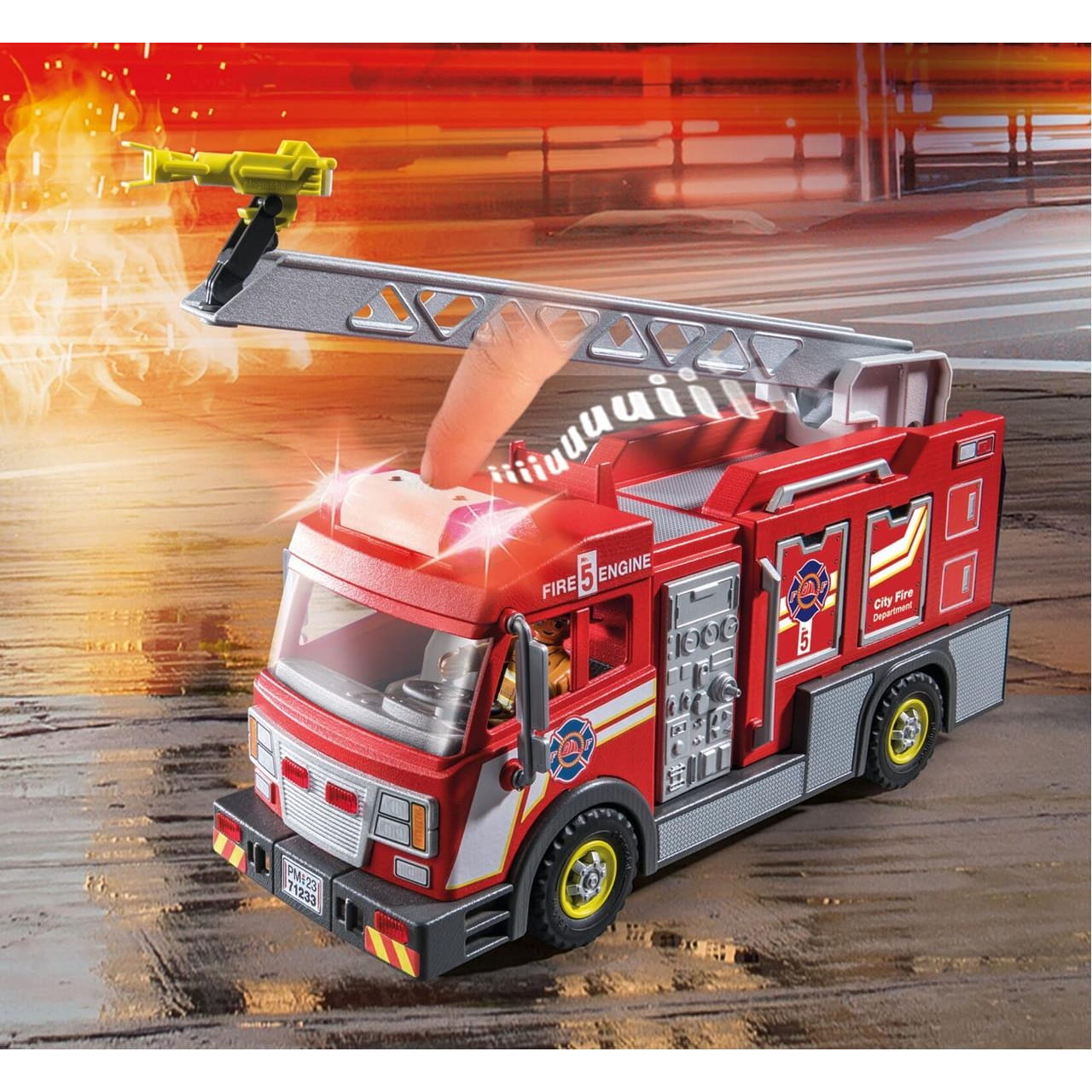Camión de bomberos Playmobil City Action 71233 - Juguete
