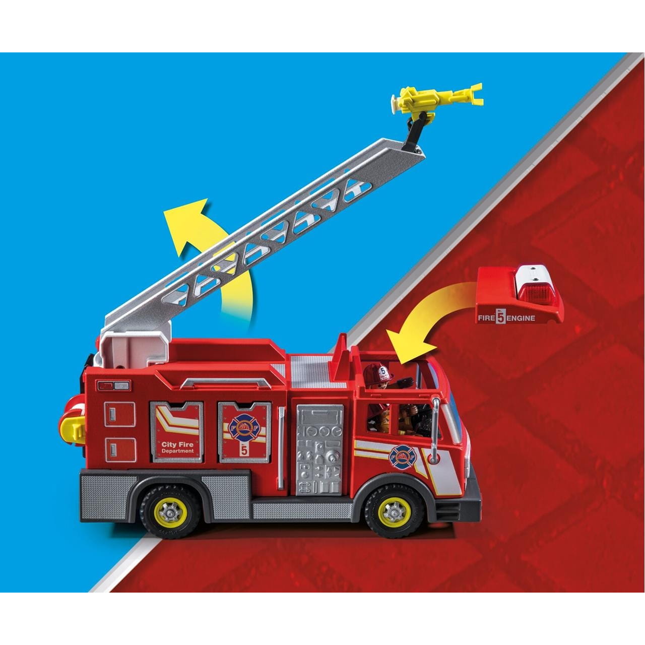 Camión de bomberos Playmobil City Action 71233 - Juguete