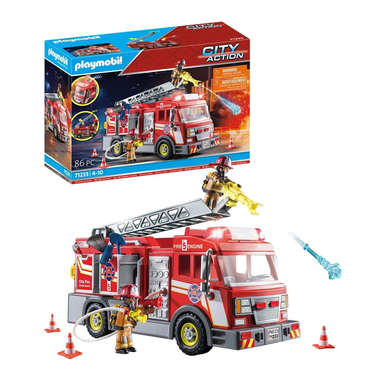 Camión de bomberos Playmobil City Action 71233 - Juguete