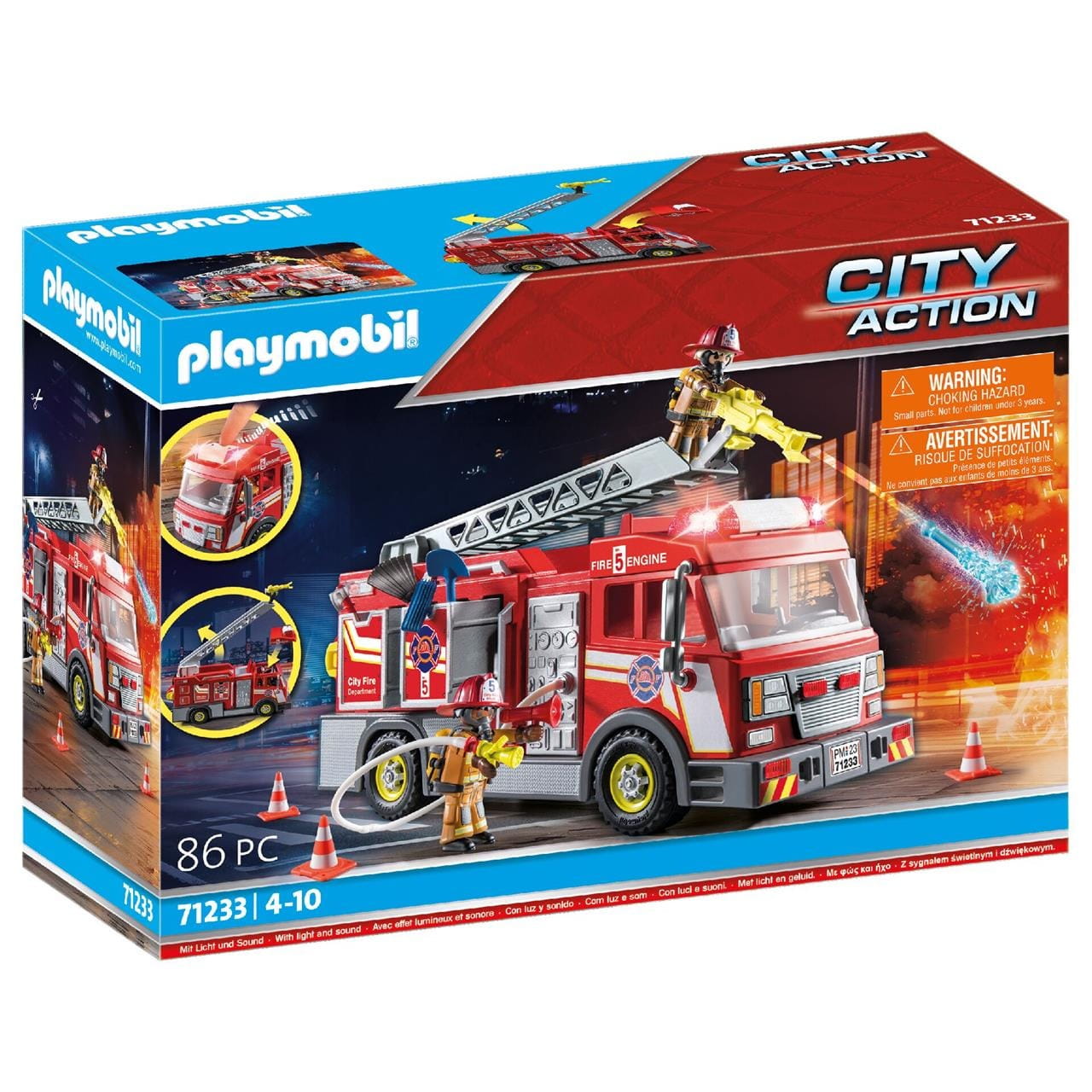 Camión de bomberos Playmobil City Action 71233 - Juguete