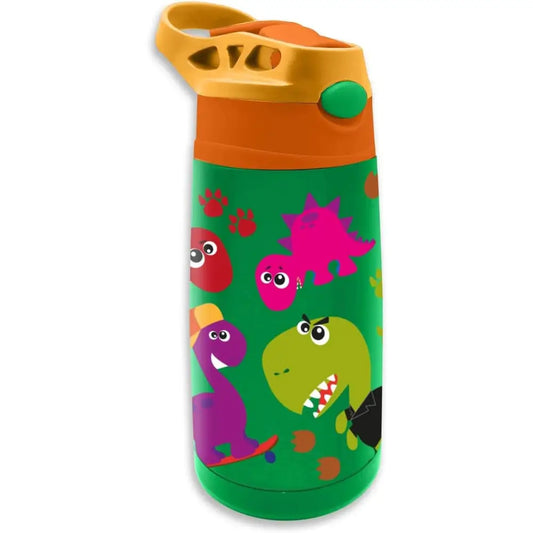 Cantimplora acero inoxidable Crazy Dino 450ml Botella agua