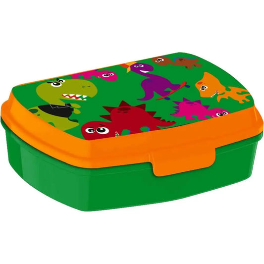 Cantimplora aluminio 500ml + Sandwichera Crazy Dino Set Botella