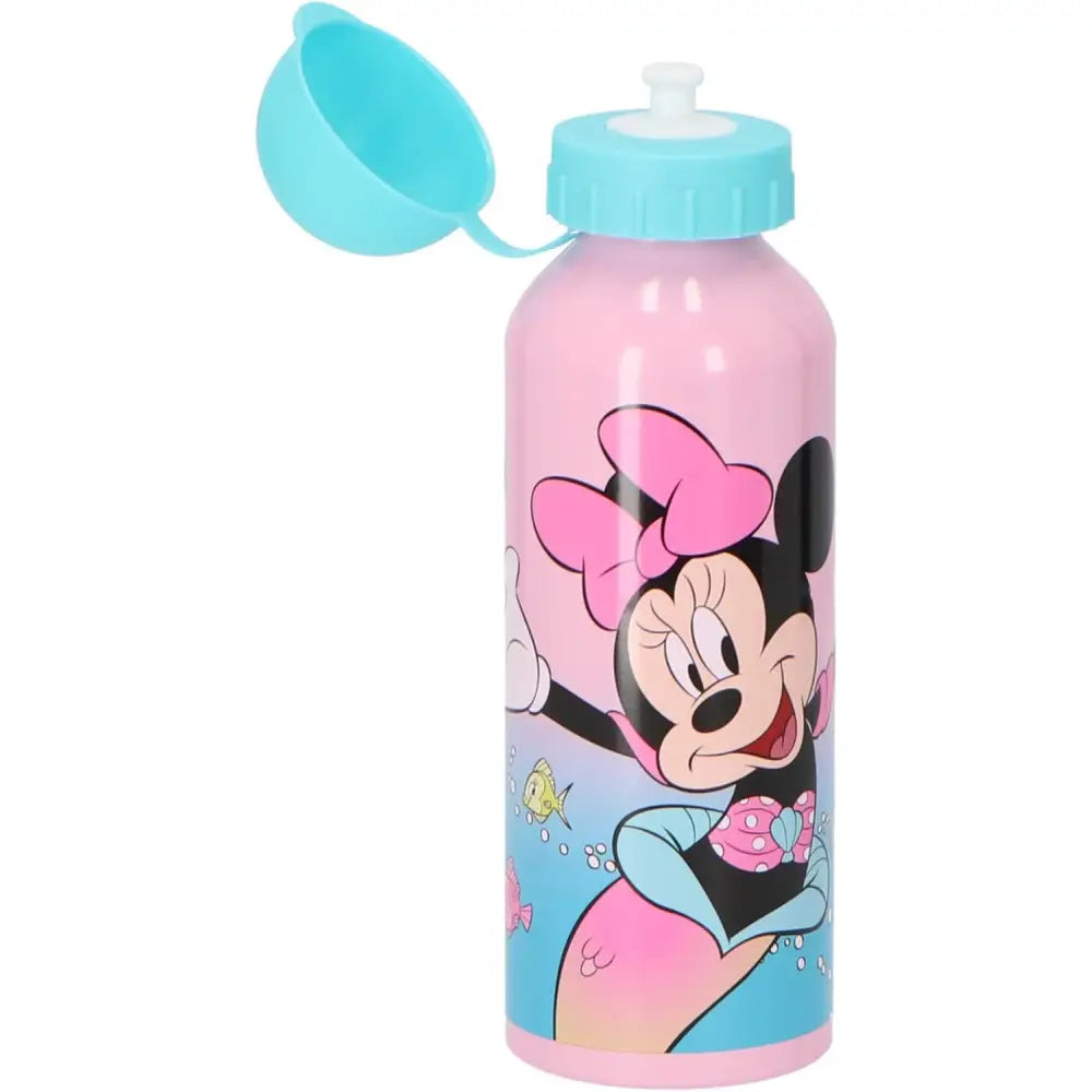 Cantimplora aluminio 500ml + Sandwichera Minnie Mouse Set Botella