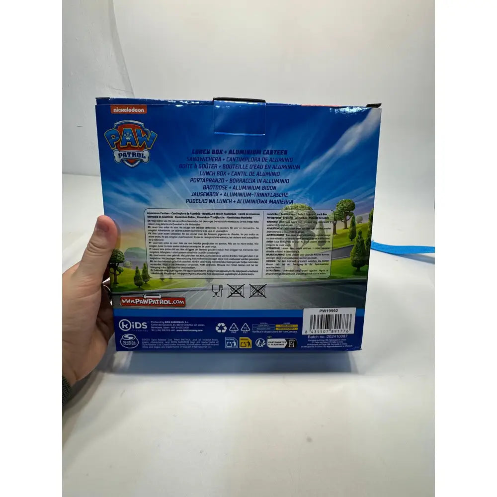 Cantimplora aluminio 500ml + Sandwichera Patrulla Canina Set Botella