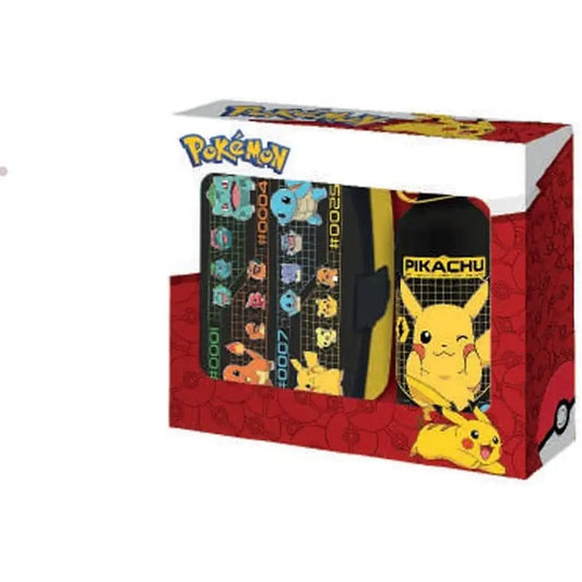 Cantimplora aluminio 500ml + Sandwichera Pokémon Set Botella