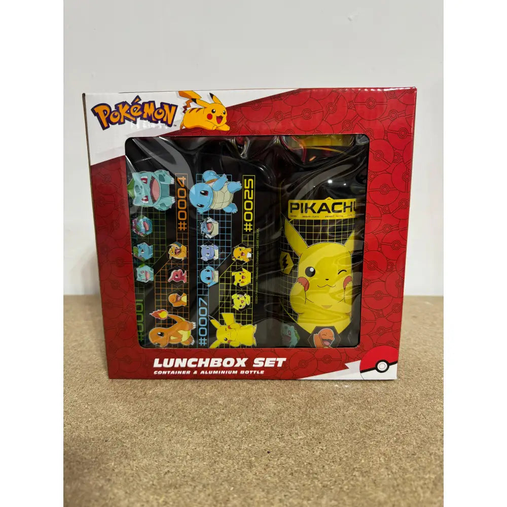 Cantimplora aluminio 500ml + Sandwichera Pokémon Set Botella