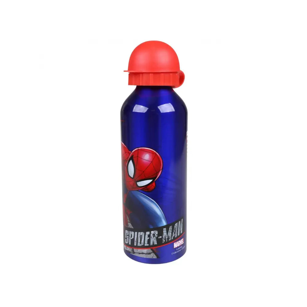 Cantimplora aluminio 500ml + Sandwichera Spiderman Set Botella
