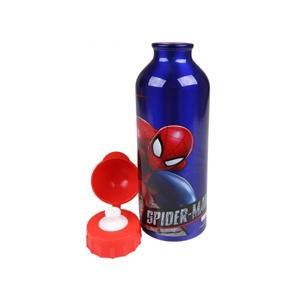 Cantimplora aluminio 500ml + Sandwichera Spiderman Set Botella