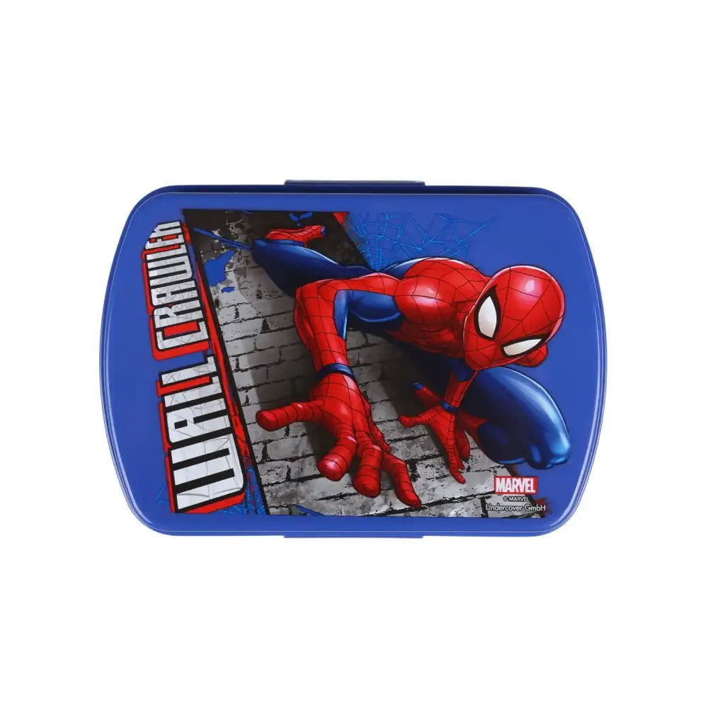 Cantimplora aluminio 500ml + Sandwichera Spiderman Set Botella