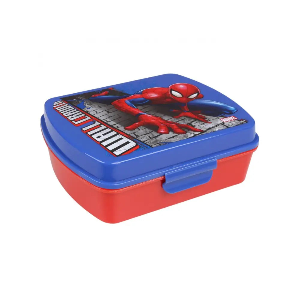 Cantimplora aluminio 500ml + Sandwichera Spiderman Set Botella