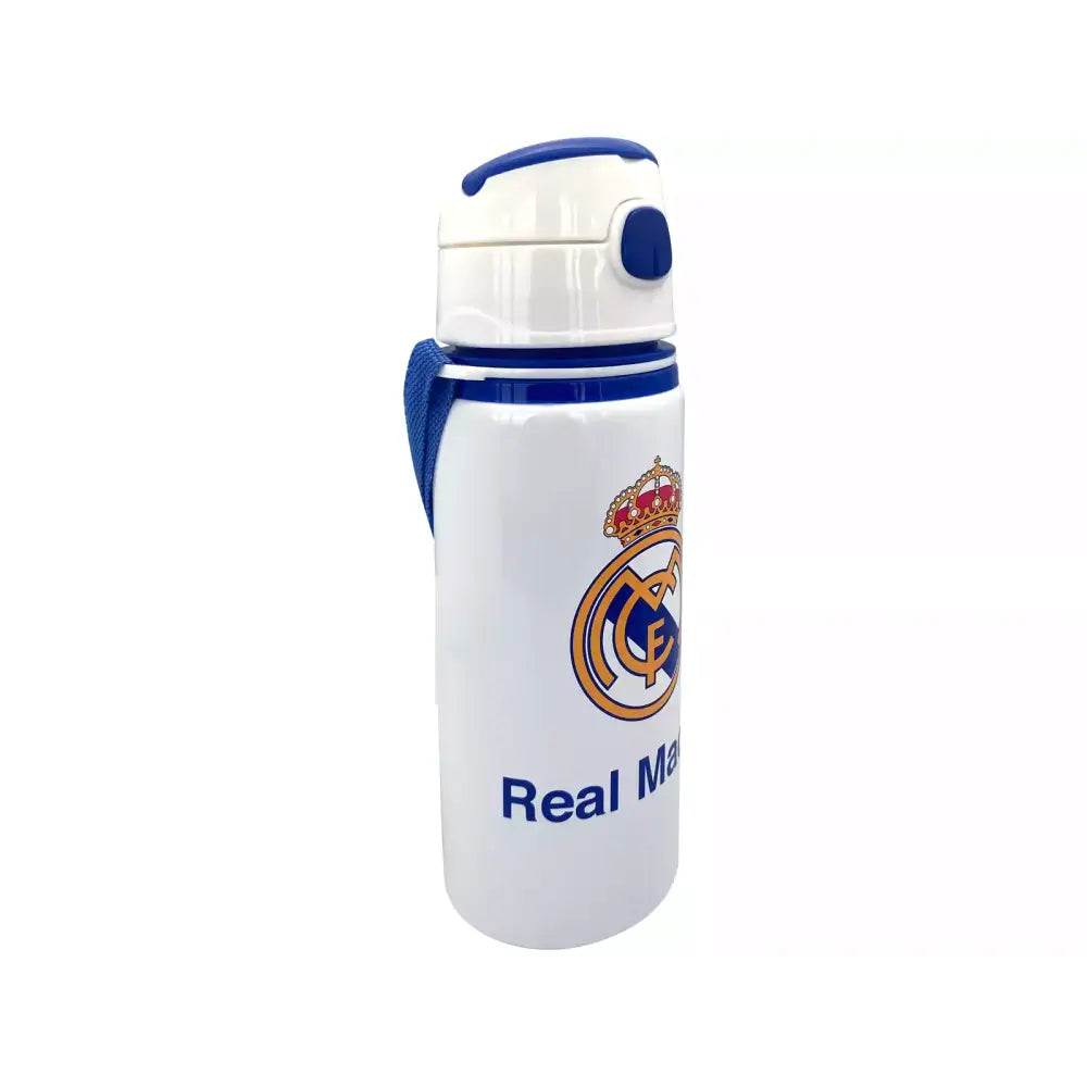 Cantimplora botella de agua 600ml aluminio con asa Real Madrid Botella
