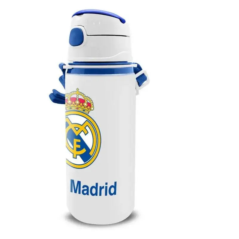 Cantimplora botella de agua 600ml aluminio con asa Real Madrid Botella
