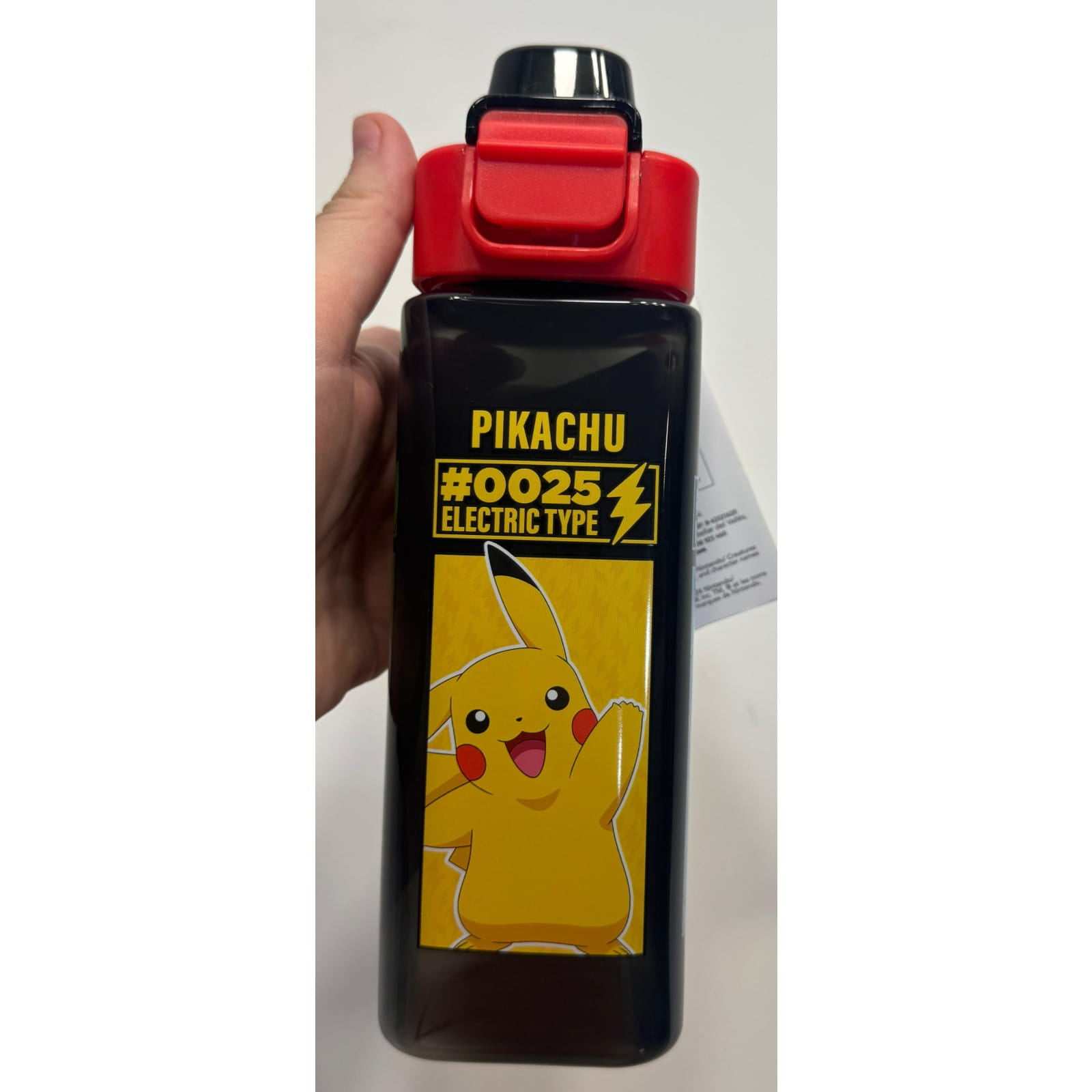 Cantimplora cuadrada Pokémon 500ml con Pokémon iniciales