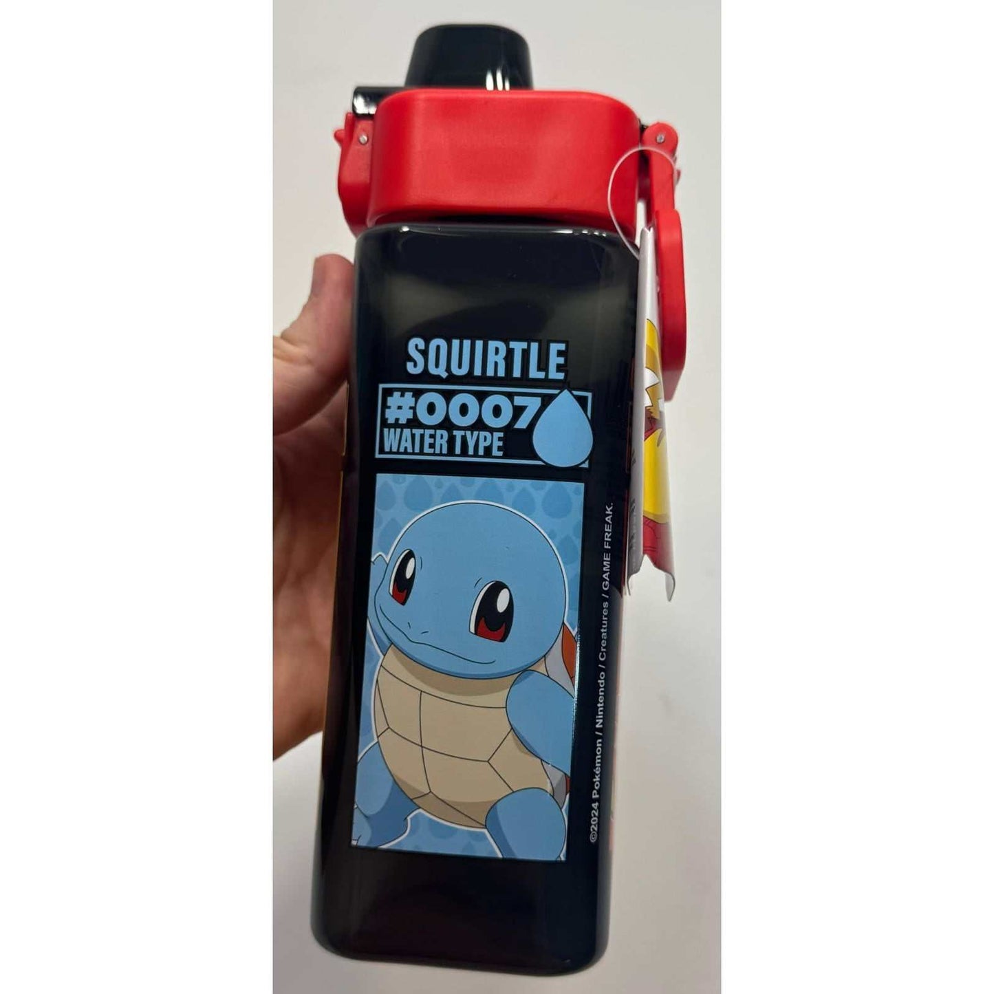 Cantimplora cuadrada Pokémon 500ml con Pokémon iniciales