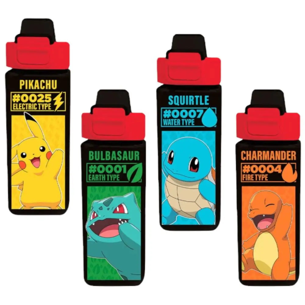 Cantimplora cuadrada Pokémon 500ml Botella