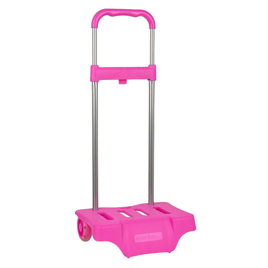Carro fucsia 905 para mochilas de hasta 32x16x44cm - carro mochila