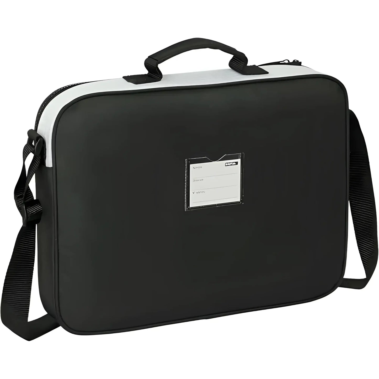 Cartera extraescolares maletín portatodo REAL MADRID 38x6x28CM - Maletín