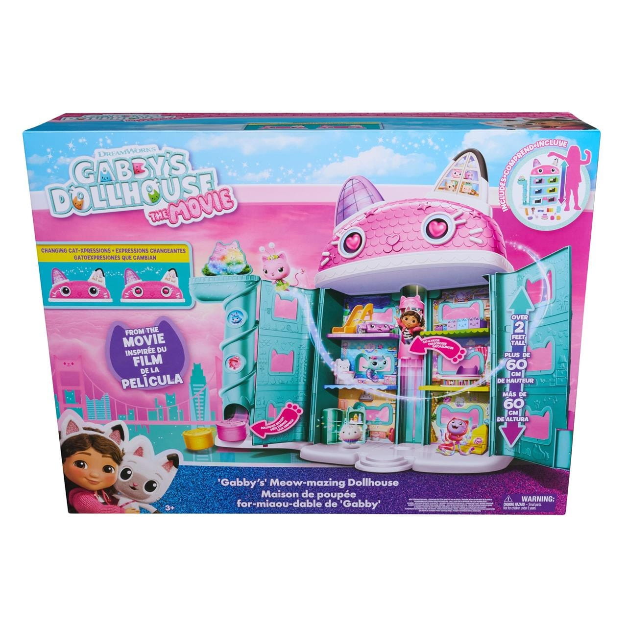Casa de Gabby´s Dollhouse que incluye 1 figura y 8 accesorios - Juguete