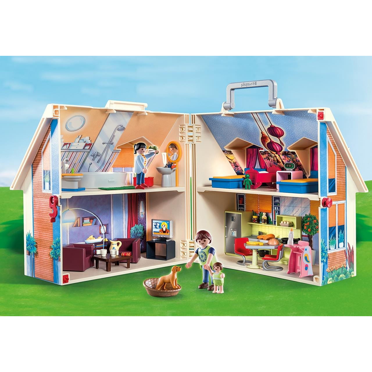Casa de muñecas maletín Playmobil Dollhouse - Juguete