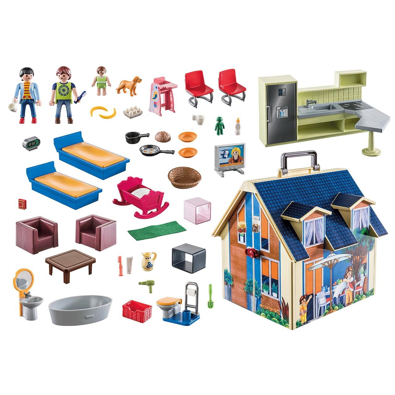 Casa de muñecas maletín Playmobil Dollhouse - Juguete