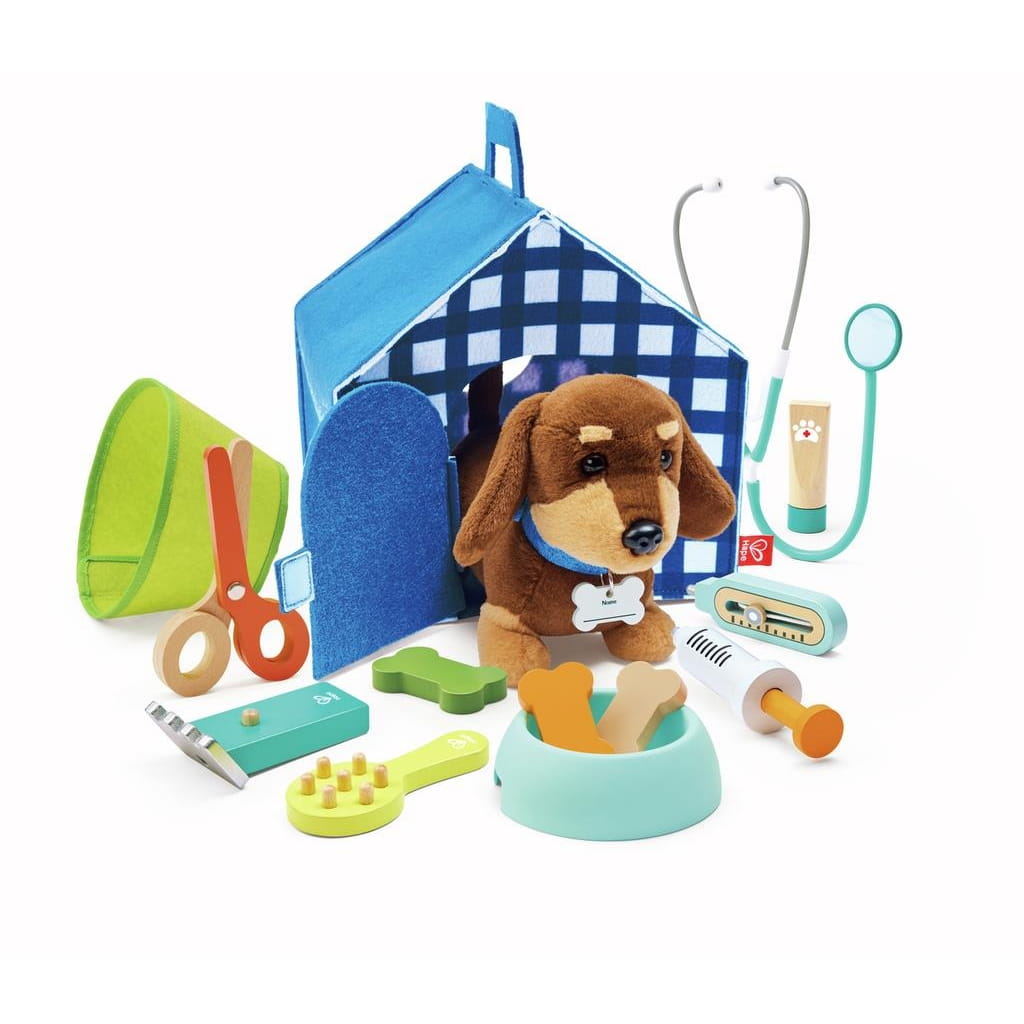 Casita clínica veterinaria mascota (Pet Care Vet) Playset de Hape - Juguete