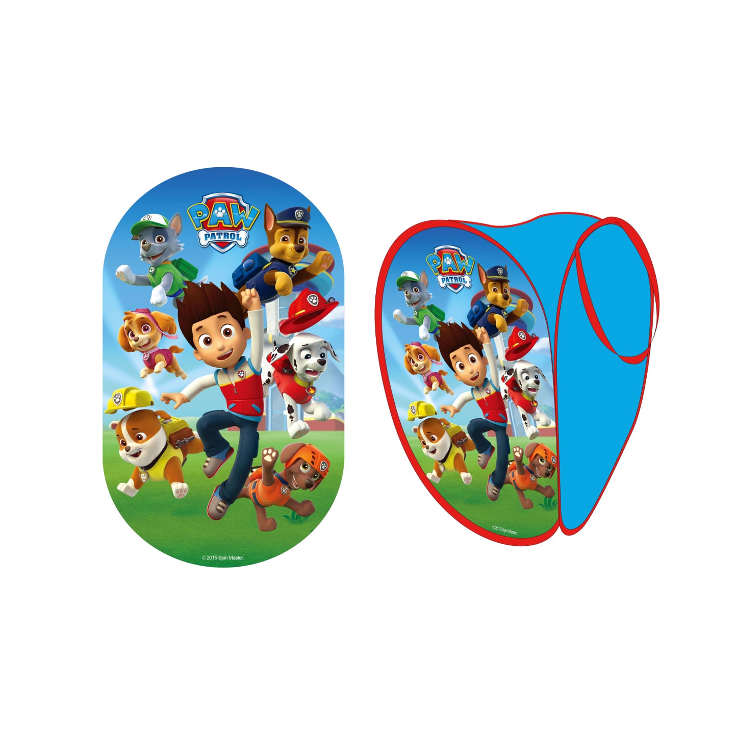 Cesta de Almacenaje Infantil Patrulla Canina - Ideal Juguetes - almacenaje