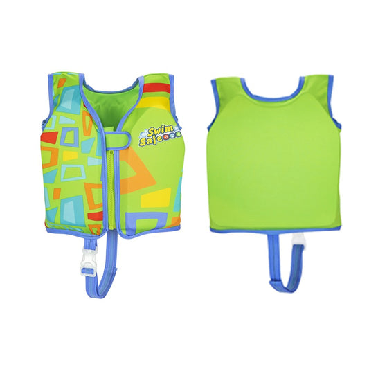 Chaleco natación infantil para niños Swim Safe 1-3 años de 11-18kg verde - chaleco