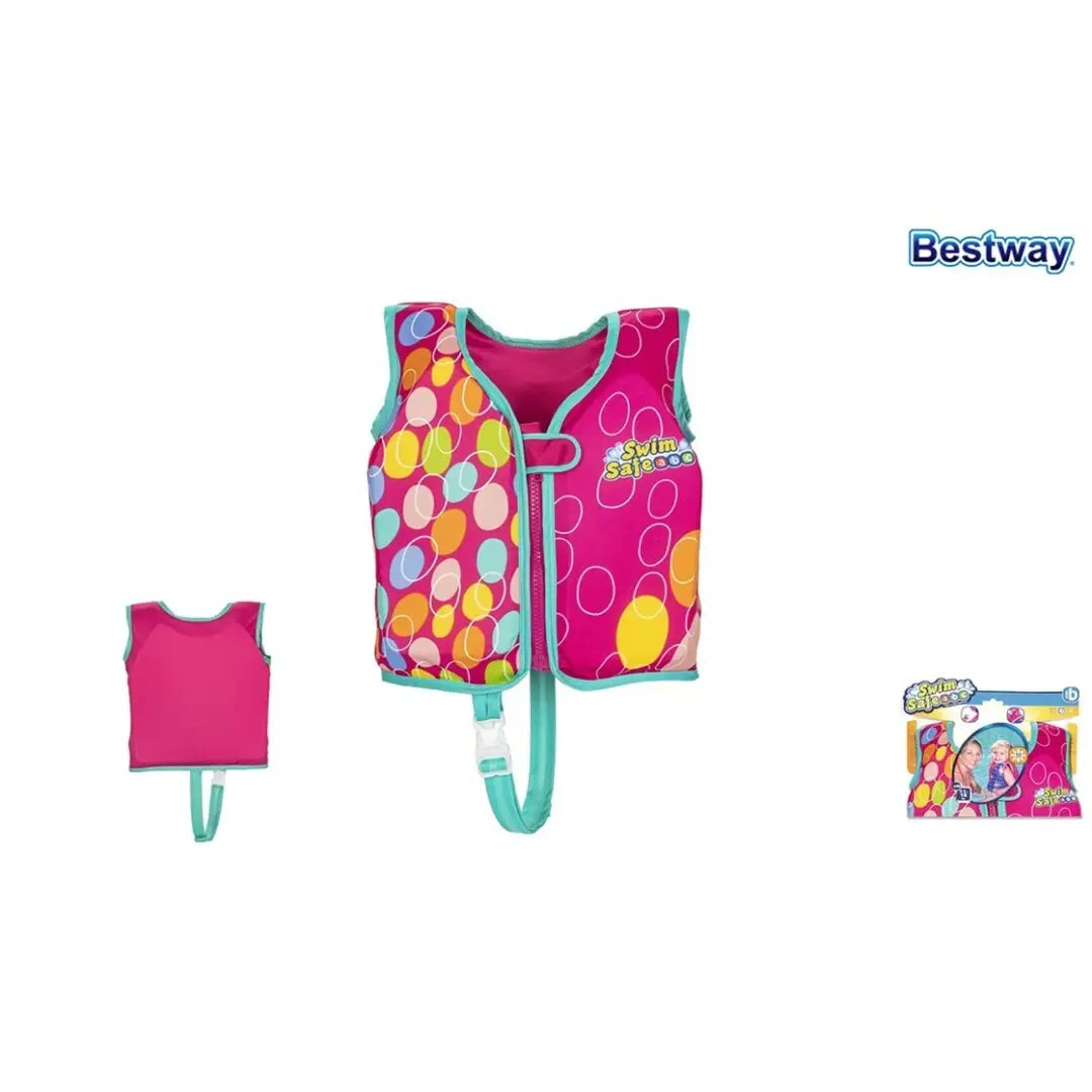 Chaleco natación infantil para niños Swim Safe 3-6 años 19-30kg rosa - chaleco