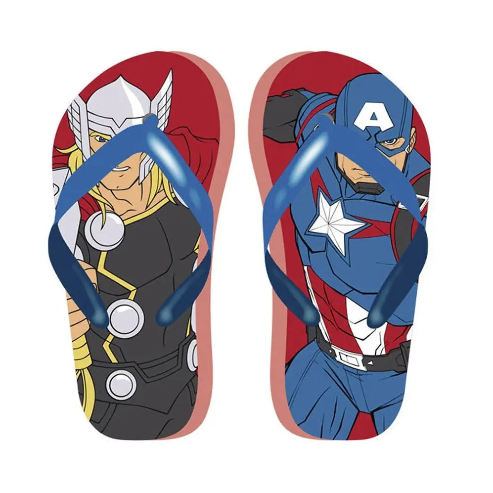 Chanclas sandalias infantiles Marvel Avengers Capitán ameríca y Thor 29/30