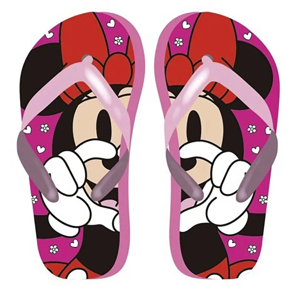 Chanclas sandalias infantiles Minnie Mouse corazón 29/30