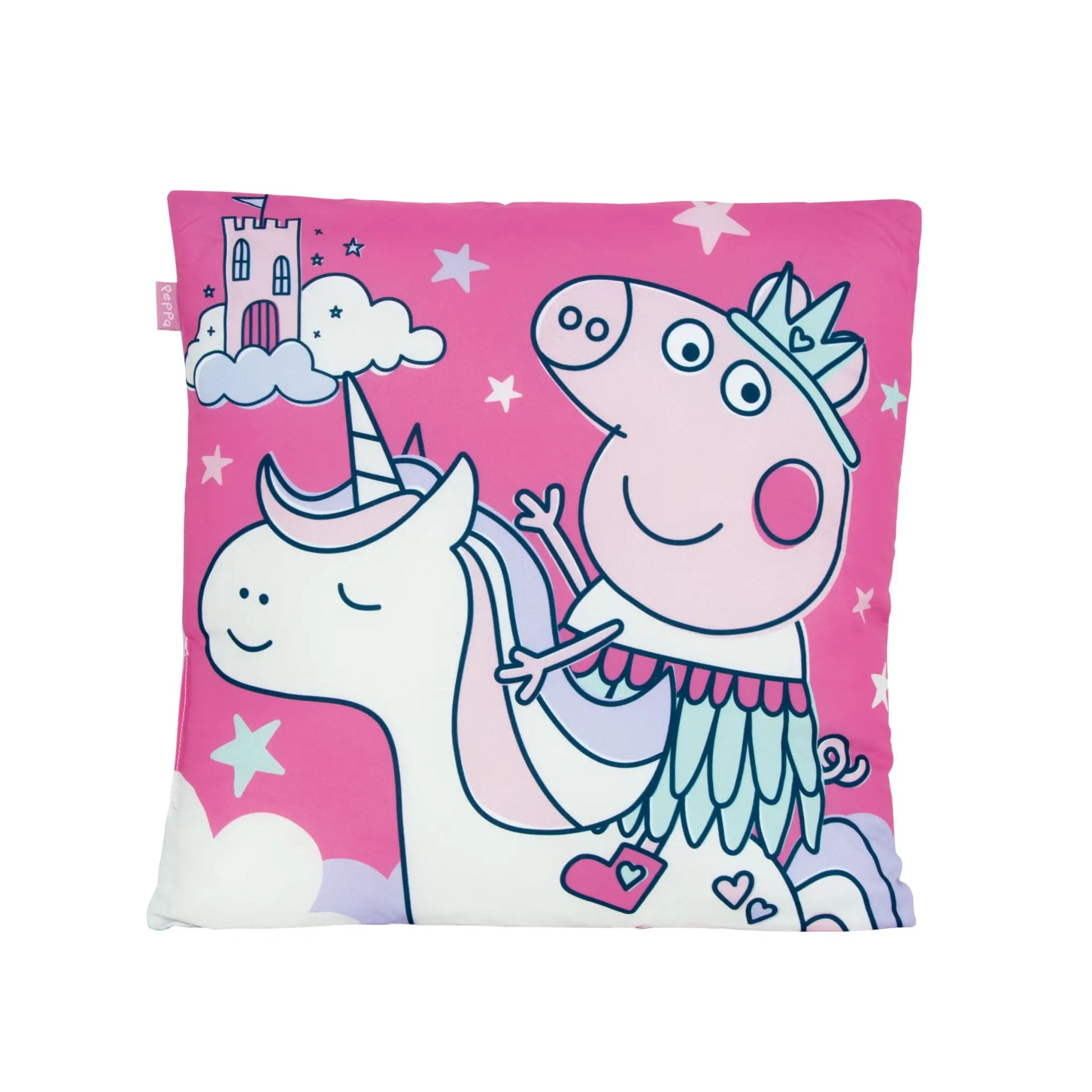 Cojín 40x40cm para cama y sofá PEPPA PIG - Cojines