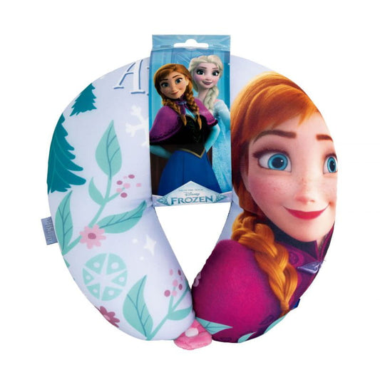 Cojín de Frozen Anna y Elsa Disney para el cuello 28x28x6cm - Cojines