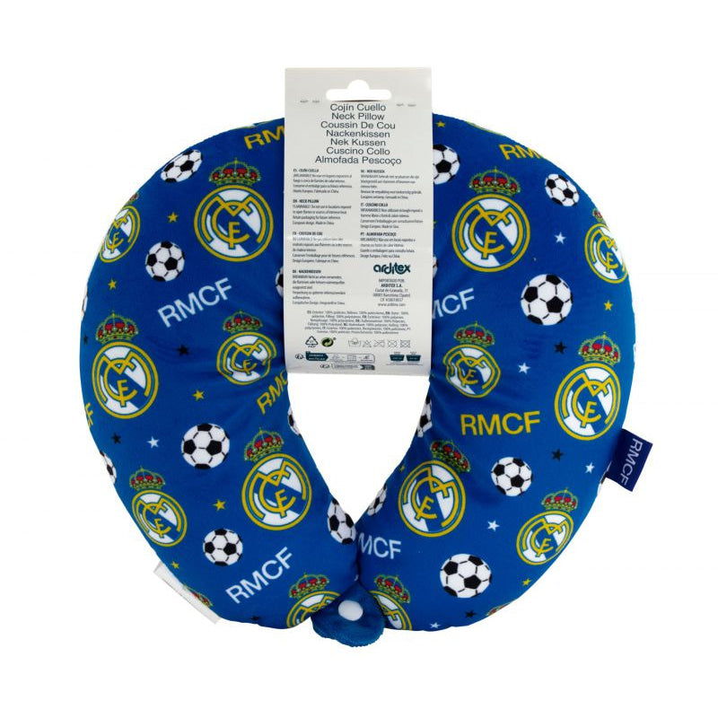 Cojín de Real Madrid CF para el cuello 28x28x6cm - Cojines