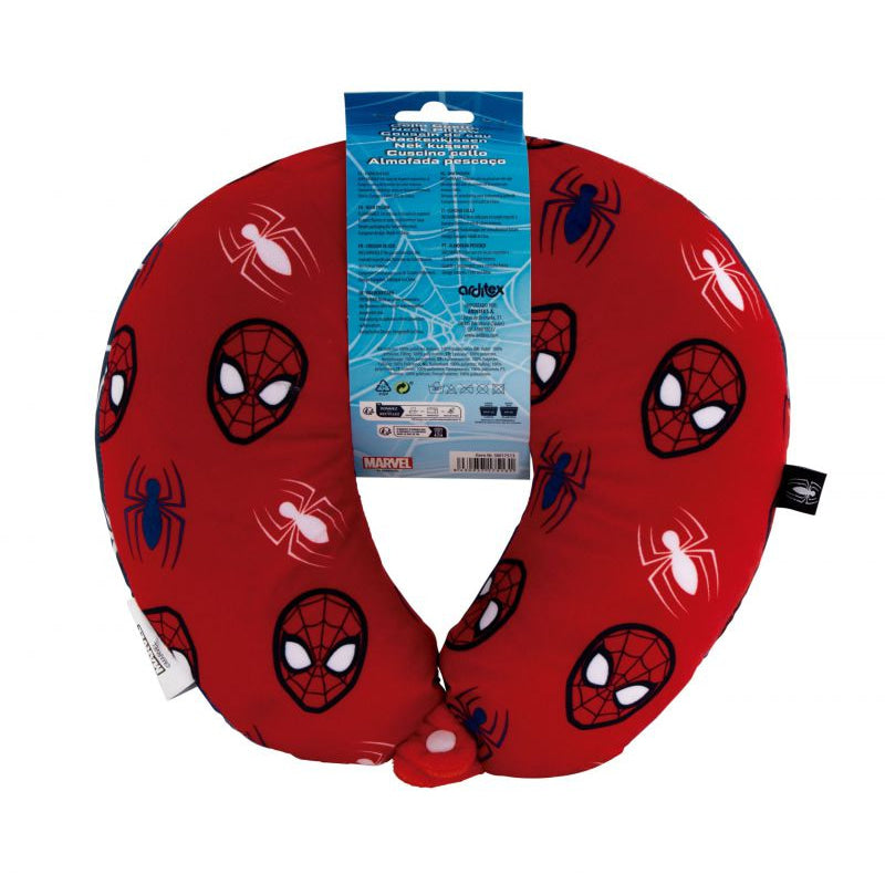 Cojín de Spiderman Marvel para el cuello 28x28x6cm - Cojines