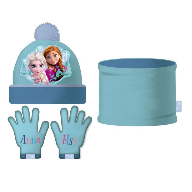 Conjunto de braga guantes y gorro Frozen Disney