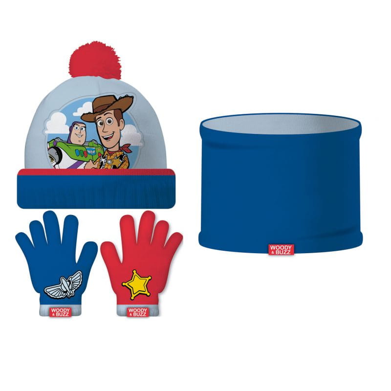 Conjunto de braga guantes y gorro Toy Story Disney