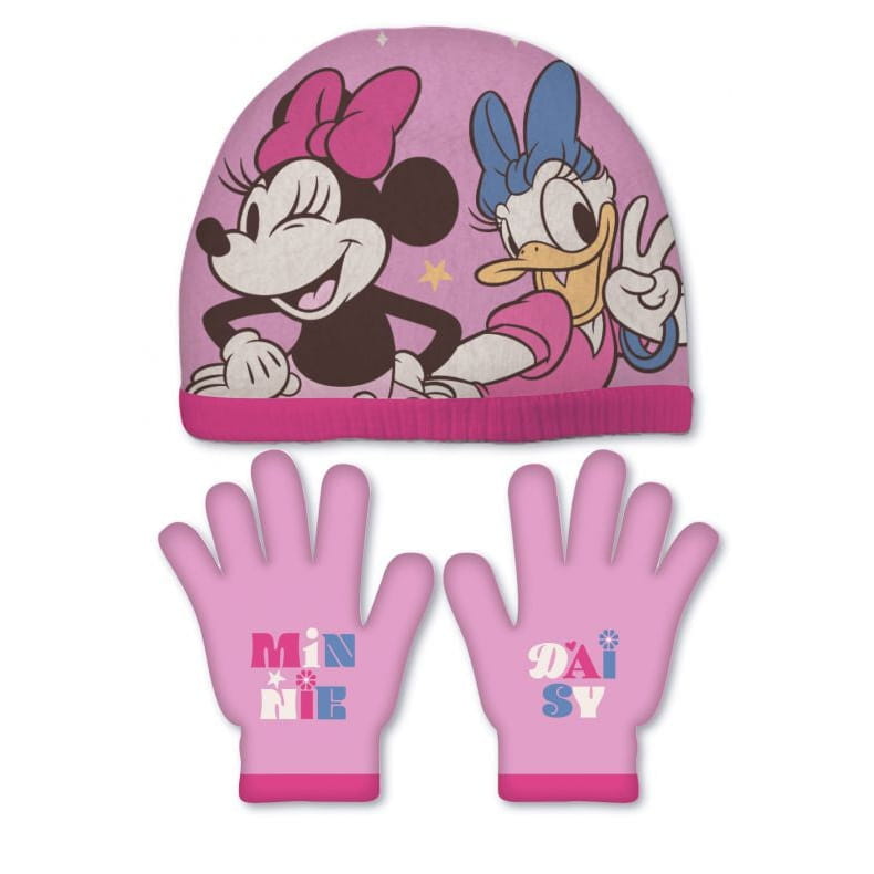 Conjunto de guantes y gorro Minnie Mouse Disney