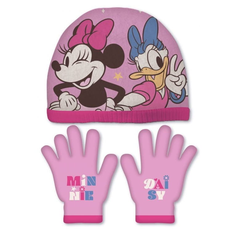 Conjunto de guantes y gorro Minnie Mouse Disney