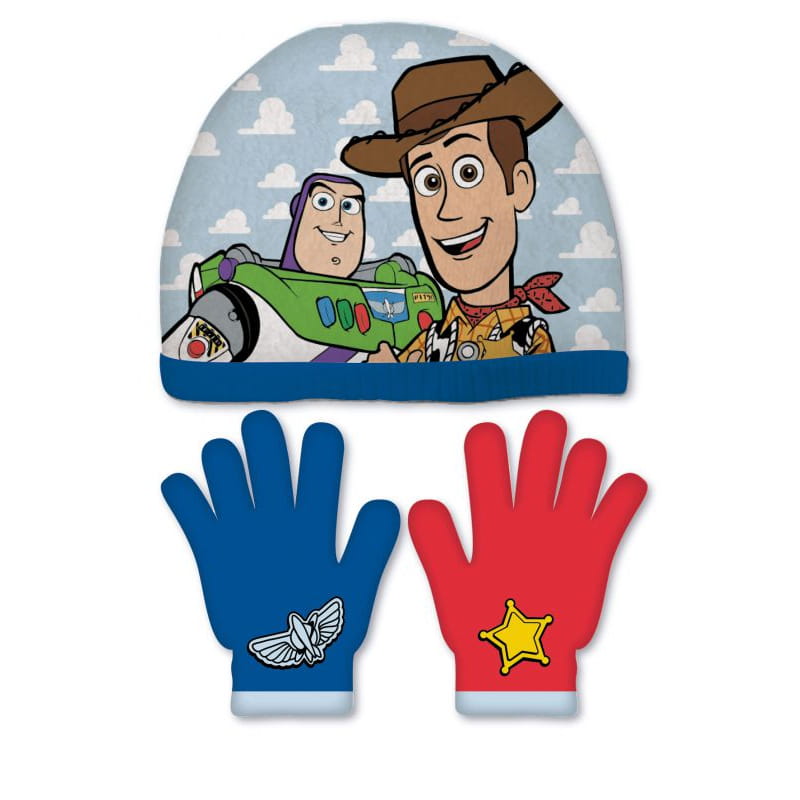 Conjunto de guantes y gorro Toy Story