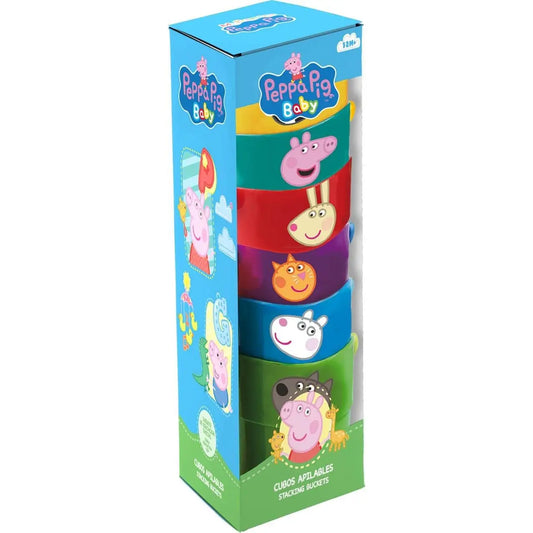 Cubos apilables infantiles PEPPA PIG - Ideales para bebés y niños