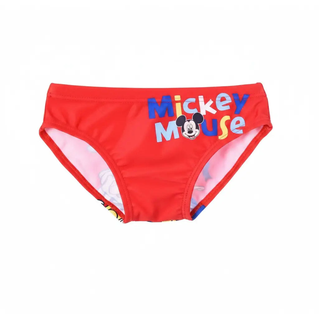 Culetín slip bañador de Mickey Mouse Disney rojo talla 24m (86cm) - Bañador