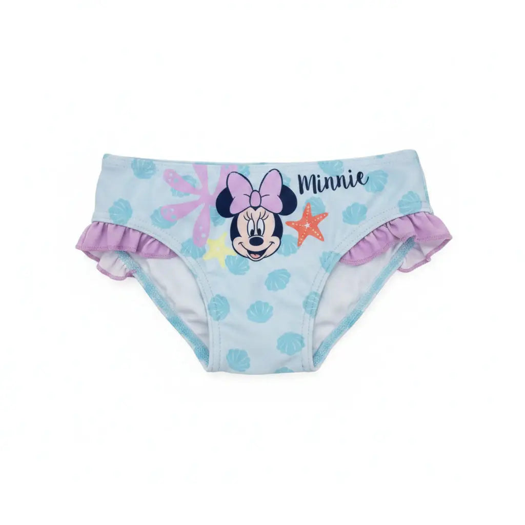 Culetín slip bañador de Minnie Mouse Disney azul talla 36m (98cm) - Bañador