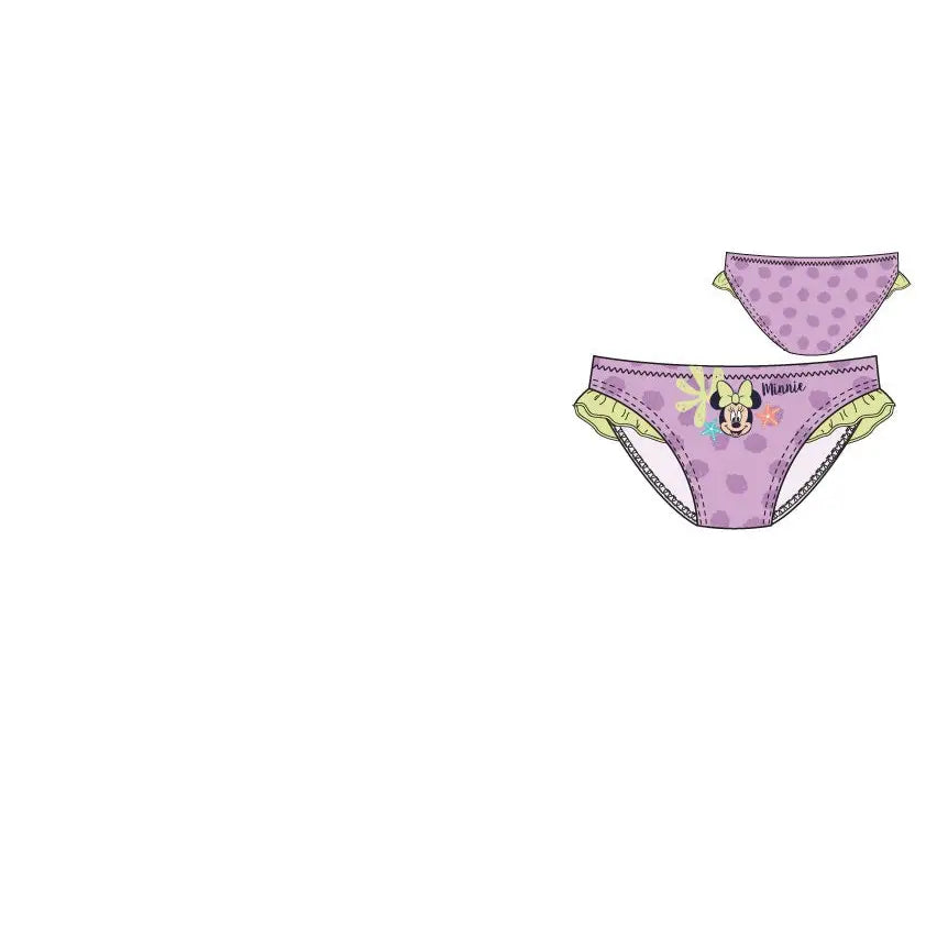 Culetín slip bañador de Minnie Mouse Disney lila talla 12m (74cm) - Bañador