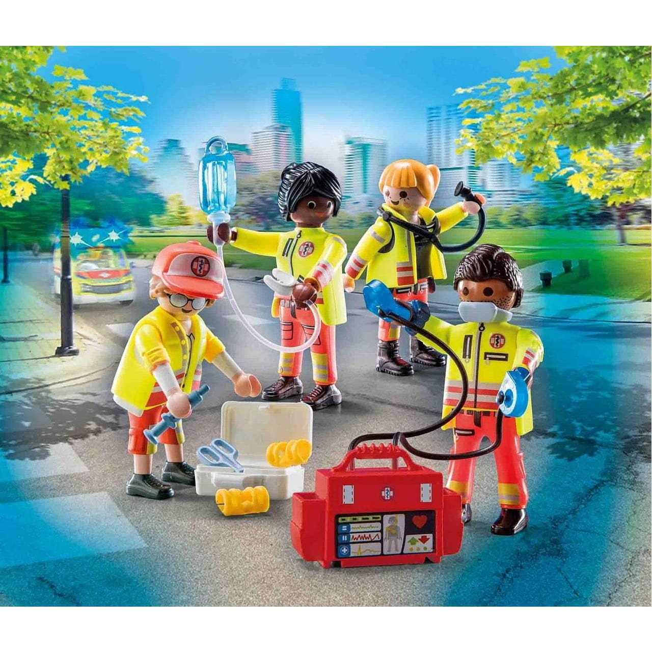 Equipo de rescate Playmobil City Life 71244 - Juguete