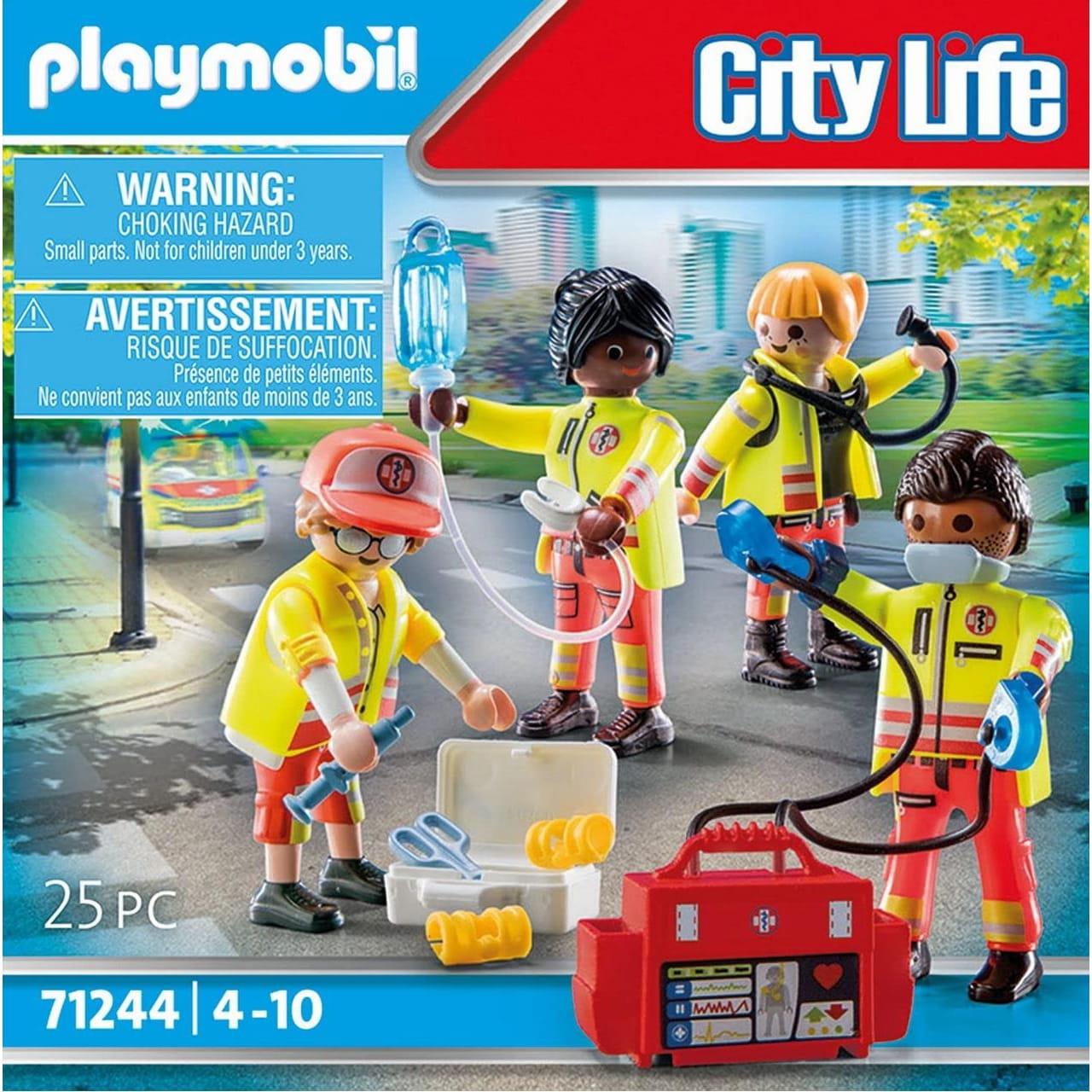 Equipo de rescate Playmobil City Life 71244 - Juguete