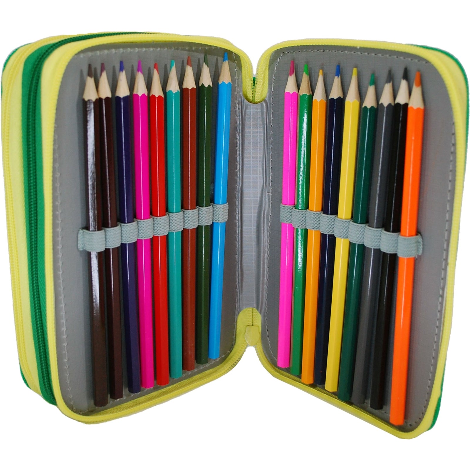 Estuche completo 3 cremalleras CRAZY DINO - Perfecta para el Cole