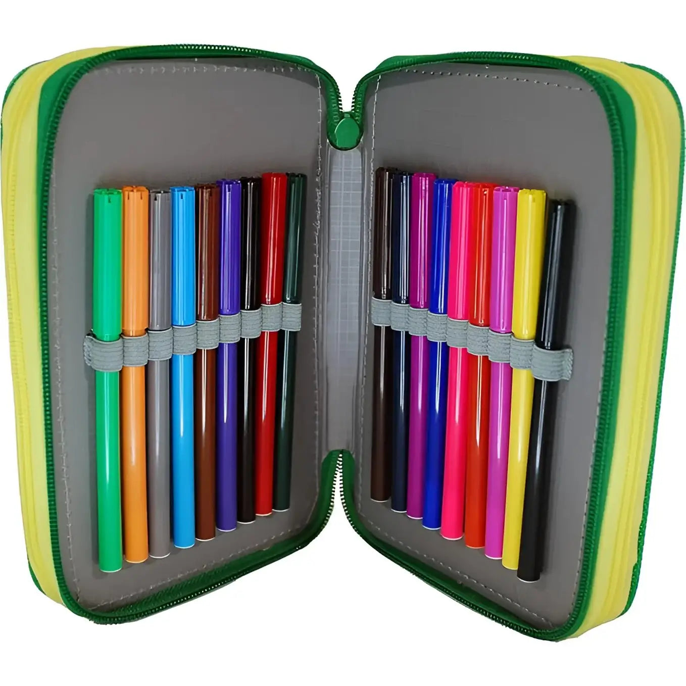 Estuche completo 3 cremalleras CRAZY DINO