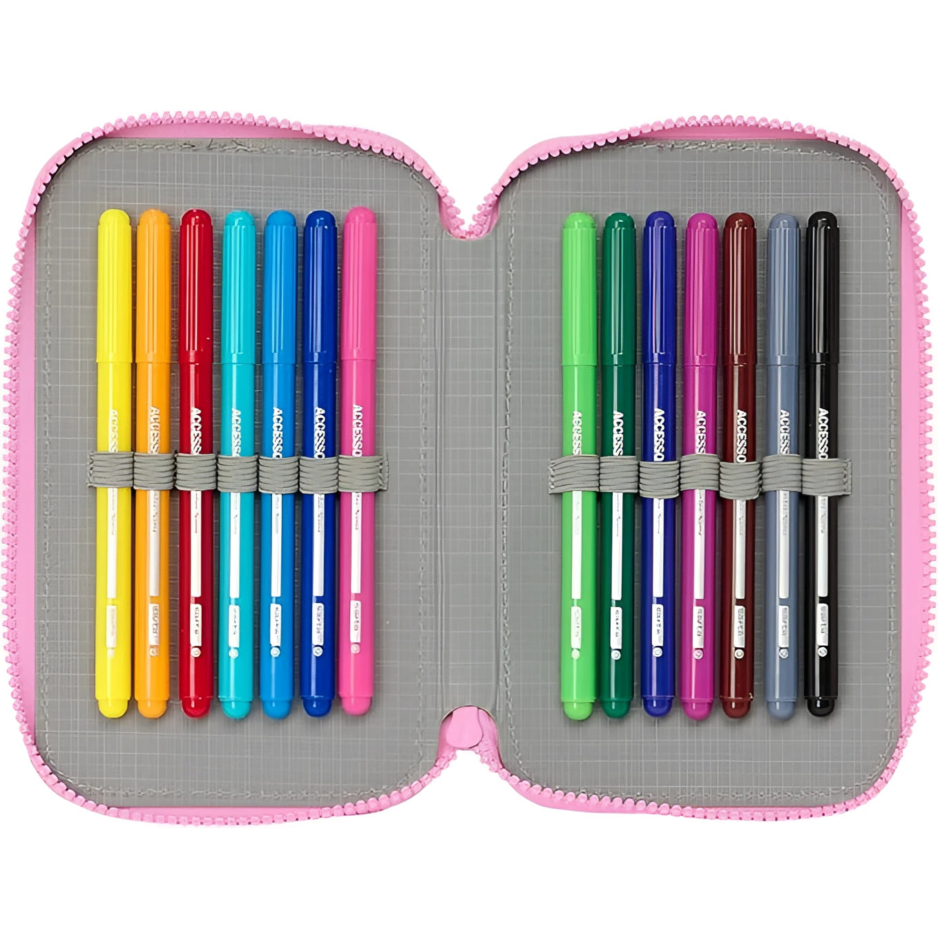 Estuche Plumier doble 28PCS GABBY’S DOLLHOUSE 13x4x19,5CM